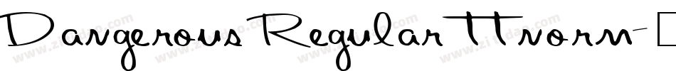Dangerous Regular ttnorm字体转换